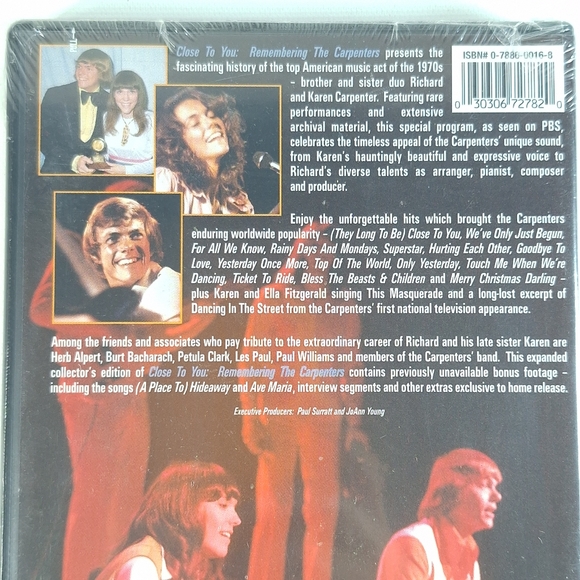Close to You Remembering the Carpenters DVD, Brand New - Picture 5 of 5